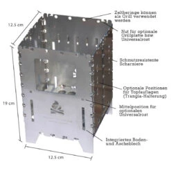 Bushbox XL Profi Set - Solid Fuel Stoves -Outdoor Equipment bushcraft essentials bushbox xl profi set solid fuel stoves detail 3