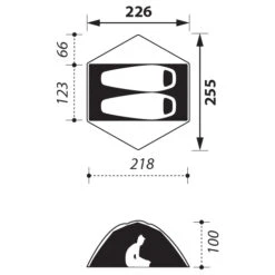 NOMAD Jade Tent - 2-person Tent -Outdoor Equipment nomad jade tent 2 person tent detail 6