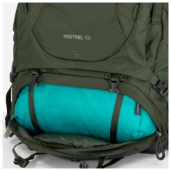 Osprey Kestrel 58 - Walking Backpack -Outdoor Equipment osprey kestrel 58 walking backpack detail 8