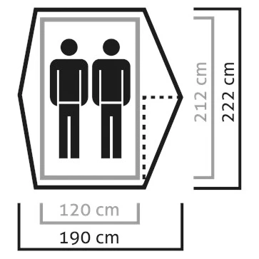 SALEWA Micra II - 2-person Tent 3 SALEWA Micra II - 2-person Tent - Image 3
