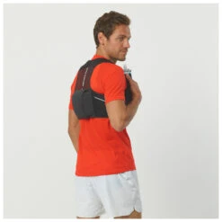 Salomon Sense Pro 2 With Flasks - Trail Running Backpack -Outdoor Equipment salomon sense pro 2 with flasks trail running backpack detail 4