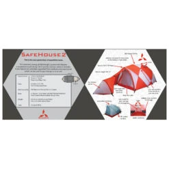 SafeHouse 2 - 2-person Tent -Outdoor Equipment slingfin safehouse 2 2 person tent detail 12