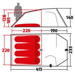 Wechsel Intrepid 4 - 4-person Tent -Outdoor Equipment wechsel intrepid 4 4 person tent detail 8
