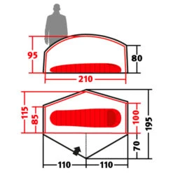 Wechsel Trailrunner - 1-person Tent 11 Wechsel Trailrunner - 1-person Tent -Outdoor Equipment wechsel trailrunner 1 person tent detail 6