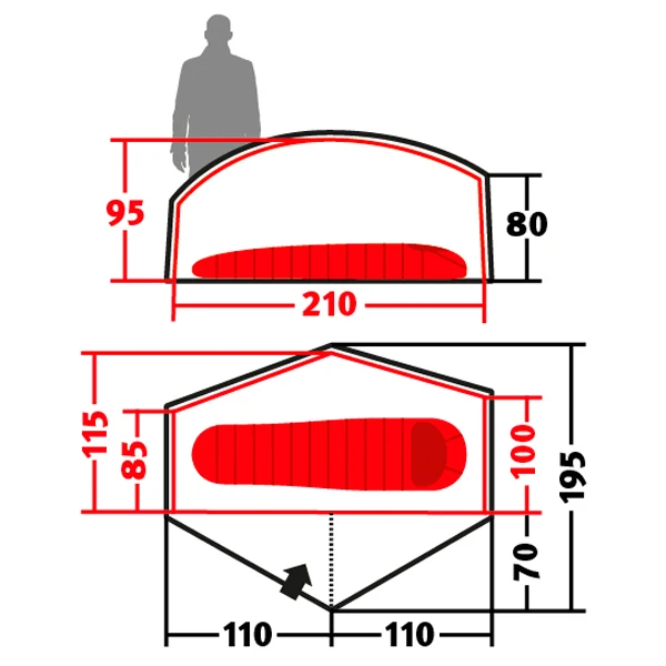 Wechsel Trailrunner - 1-person Tent 6 Wechsel Trailrunner - 1-person Tent - Image 6