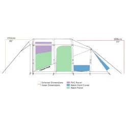 Evo TM V2 - 4-person Tent 15 Evo TM V2 - 4-person Tent -Outdoor Equipment zempire evo tm v2 4 person tent detail 7